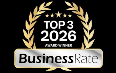 Top 3 in the 2026 BusinessRate Awards